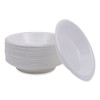 Hi-Impact Plastic Dinnerware, Bowl, 10 oz to 12 oz, White, 1,000/Carton