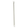 Wrapped Jumbo Paper Straws, 7.75", Paper, White, 1,280/Carton
