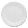 Concorde Non-Laminated Foam Plates, 9" dia, White, 125/Pack