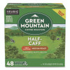 Half-Caff Coffee K-Cups, 0.33 oz, 48/Box
