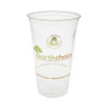 EarthChoice Compostable Cold Cup, 24 oz, Plastic, Clear/Printed, 580/Carton