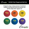 Rhino® Poly 7" Playground Ball Set, Assorted Colors, Set of 6