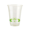 PLA Clear Cold Cups, 16 oz, Plastic, Clear, 1,000/Carton
