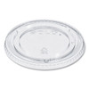 PETE Plastic Flat Cold Cup Lids, Fits 12 oz to 24 oz Cold Cups, Clear, 1,000/Carton