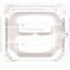 StorPlus Polycarbonate Handled Universal Lid, 6.31 x 6.88 x 0.88, Clear, Plastic