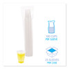 Translucent Plastic Cold Cups, 7 oz, 100/Sleeve, 25 Sleeves/Carton Translucent Plastic Cold Cups, 7 oz, 100/Sleeve, 25 Sleeves/Carton