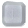Meat Trays, #1, 5.38 x 5.38 x 1.07, White, Foam, 500/Carton