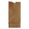Grocery Paper Bags, #6 Size, 5.88" x 3.63" x 11", Natural, 500/Bundle