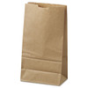 Grocery Paper Bags, #6 Size, 5.88" x 3.63" x 11", Natural, 500/Bundle