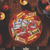 Mixed Chocolate and Sugar Variety, Halloween Bundle, 2 Bags, 215 Pieces