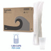 Translucent Plastic Cold Cups, 20 oz, Clear, 1,000/Carton