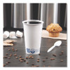 Recycled Content PCF Paper Hot Cups, ProPlanet Seal, 16 oz, White/Blue, 1,000/Carton Recycled Content PCF Paper Hot Cups, ProPlanet Seal, 16 oz, White/Blue, 1,000/Carton