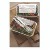 Plantware CPLA Cutlery, Individually Wrapped, Fork, White, 1,000/Carton