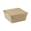 EarthChoice OneBox Paper Box, 37 oz, 4.5 x 4.5 x 2.5, Brown, 312/Carton