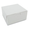 White One-Piece Non-Window Bakery Boxes, Standard, 3 x 6 x 6, White, Paper, 250/Carton White One-Piece Non-Window Bakery Boxes, Standard, 3 x 6 x 6, White, Paper, 250/Carton