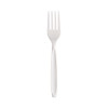 Reliance Mediumweight Cutlery, Fork, Plastic, White, 100/Box, 10 Boxes/Carton