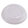 EcoLid Renewable/Compostable Hot Cup Lids, Fits 8 oz Hot Cups, Plastic, White, 50/Packs, 16 Packs/Carton