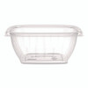 Square Plastic Bowls, 12 oz, 8.5 x 8.5 x 2.64, Clear, Plastic, 63 Bowls/Sleeve, 8 Sleeves/Carton