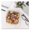 Square Plastic Bowls, 12 oz, 8.5 x 8.5 x 2.64, Clear, Plastic, 63 Bowls/Sleeve, 8 Sleeves/Carton