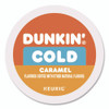 Cold Iced Coffee K-Cups, Caramel, 0.44 oz, 22/Box