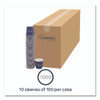 Hot Beverage Paper Cup 10 oz, FLAVIA Design, Blue, 100/Sleeve, 10 Sleeves/Carton
