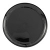 Designerware Plastic Plates, 6" dia, Black, 10/Pack, 18 Packs/Carton