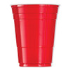 SOLO Party Plastic Cold Drink Cups, 16 oz, Red, 50/Pack