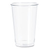 Ultra Clear PETE Cold Cups, 20 oz, Plastic, Clear, 50/Sleeve, 20 Sleeves/Carton