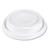 Cappuccino Dome Sipper Lids, Fits 12 oz Hot Cups, Plastic, White, 1,000/Carton