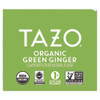 Tea Bags, Organic Green Ginger, 16/Box, 6 Boxes/Carton