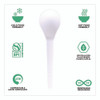 Plantware Compostable Soup Spoon, Heavyweight, Plastic, White, 50/Pack, 20 Packs/Carton