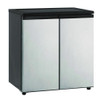 5.5 CF Side by Side Refrigerator/Freezer, Black/Platinum