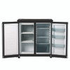 5.5 CF Side by Side Refrigerator/Freezer, Black/Platinum