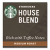 Professional Starbucks House Blend Nespresso Pods, 50/Box