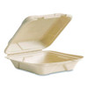 Nourish Molded Fiber Takeout Containers, Compostable, 7.9 x 7.9 x 2.9, White, Sugarcane, 200/Carton