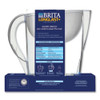 Pacifica Pitcher with Longlast+ Filter, 10 Cups, White/Clear