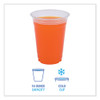 Clear Plastic Cold Cups, 16 oz, 50/Sleeve, 20 Sleeves/Carton