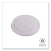 World Art PLA-Laminated Soup Container Lids, Fits 8 oz, Translucent, Plastic, 50/Pack, 20 Packs/Carton