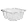 ClearPac SafeSeal rPET Tamper-Resistant Container, ProPlanet Seal, Flat Lid, 32 oz, Clear, 100/Bag, 2 Bags/Carton