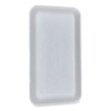 Meat Trays, #1525, 14.5 x 8 x 0.75, White, Foam, 250/Carton