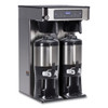 ICB Infusion Series Twin Tall Coffee Brewer, 51 Cups, Silver/Black