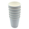 Paper Hot Cups, Double-Walled, 8 oz, White, 500/Carton