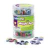 Wiggle Eyes Storage Stacker, Round Assorted Black, Painted & Bright, Assorted Sizes, 400 Pieces
