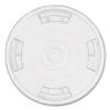 Compostable Straw Slot Plastic Cold Cup Lids, Fits 12 oz/16 oz Cold Cups, Clear, 500/Pack