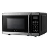 0.7 Cubic Foot Microwave Oven, 700 Watts, Black/Stainless Steel