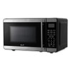 0.7 Cubic Foot Microwave Oven, 700 Watts, Black/Stainless Steel