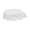 SmartLock Foam Hinged Lid Container, Small, 7.5 x 8 x 2.63, White, 150/Carton SmartLock Foam Hinged Lid Container, Small, 7.5 x 8 x 2.63, White, 150/Carton