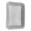 Meat Trays, #4P, 9.5 x 7.19 x 1.2, White, Foam, 500/Carton Meat Trays, #4P, 9.5 x 7.19 x 1.2, White, Foam, 500/Carton