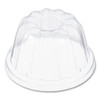 D-T Sundae/Cold Cup Lids, Fits 6 oz/8 oz/12 oz Cold Cups, Plastic, Clear, 50/Pack, 20 Packs/Carton