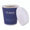 Hot Beverage Paper Cup Lids 10 oz, Fits FLAVIA 10 oz Paper Cup, White, 100/Sleeve, 10 Sleeves/Carton
